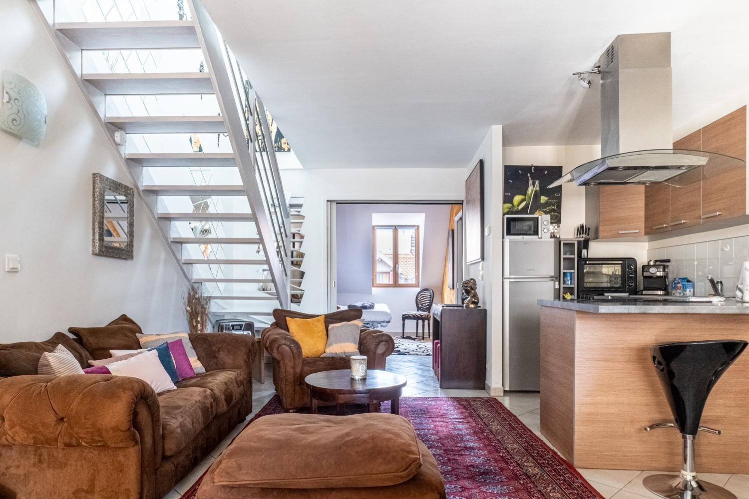 Carnot Duplex, Spacieux 3 Pieces Avec 2 Chambres Sur Les Rue Pietonnes Annecy Zewnętrze zdjęcie