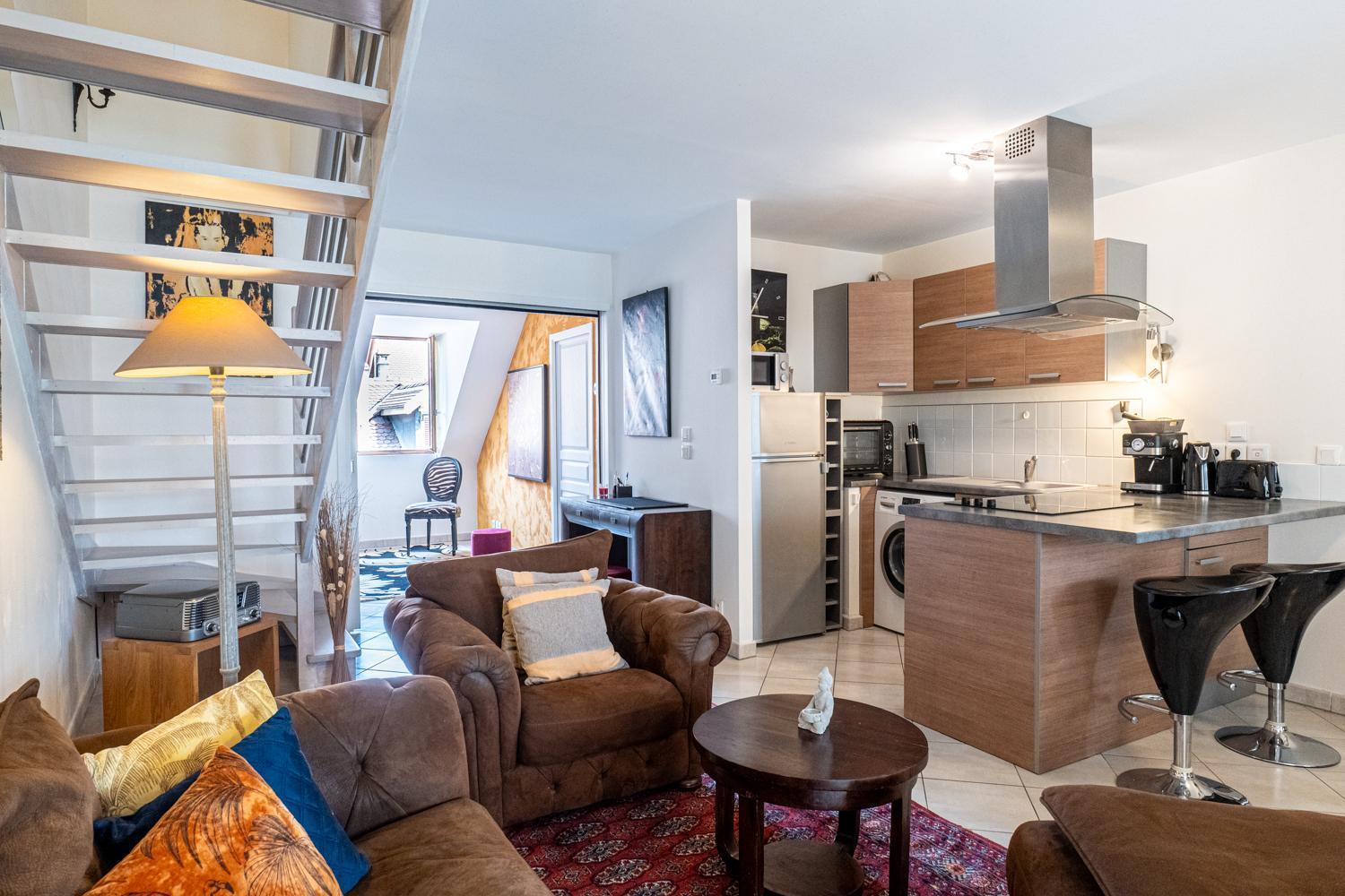 Carnot Duplex, Spacieux 3 Pieces Avec 2 Chambres Sur Les Rue Pietonnes Annecy Zewnętrze zdjęcie